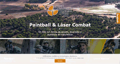 Desktop Screenshot of paintballtoro.es